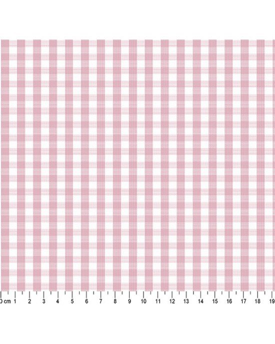 Tecido Fio Tinto Xadrez 9XM cor - 1128 (Rosa) Tecido Fio Tinto Xadrez 9XM cor - 1128 (Rosa)